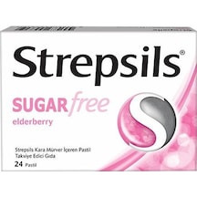Strepsils Şekersiz Kara Mürver 24 Pastil