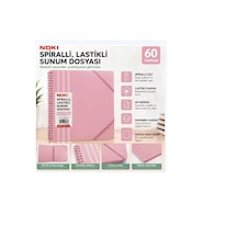 Noki Spiralli Sunum Dosyasi 60 Yap.pastel Pembe