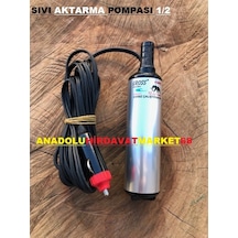Gross 12Volt Mazot Sıvı Aktarma Pompası Mini Dalgıç Çakmaklık Gir