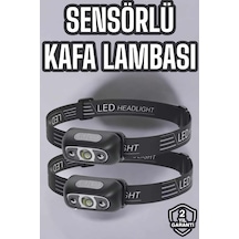 Sepetopia Kafa Lambası Kamp Lambası Led Işık Şarjlı Ayarlanabilir 25274361
