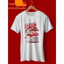 Garage Baskılı Tişört Tshirt Ücretsiz Kargo