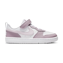 Nike Court Borough Low Recraft Ps Beyaz & Mor Çocuk Sneaker & Günlük Spor Ayakkabı