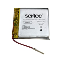 503337 3.7v 750 Mah Li-polymer Pil Devreli/1.5a