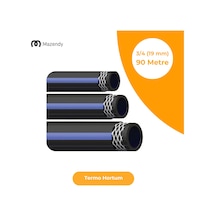 3/4" 19 Mm Çap 90 Metre Termo Kauçuk İplikli Pvc Bahçe Sulama Hortumu Esnek Dayanıklı