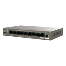 Tenda Teg1110pf-8-120w 9 Port 8 Port Poe+ 10-100-1000 Switch + 1 Port Uplink + 1 Port Sfp Kdo