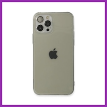 Bezos İphone 12 Pro Max Uyumlu Kılıf Fly Lens Silikon - Şeffaf Bty