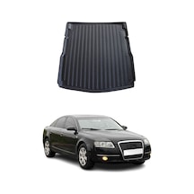 Audi A6 Sedan C6 2004-2011 Arası Uyumlu Araca Özel Kauçuk Tpe Bagaj Havuzu Siyah