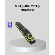 Erkek Bakım Seti Kablosuz Şarjlı Tıraş Makinesi, Su Geçirmez Ve Sessiz Motorlu - Lisinya 150 Dakika