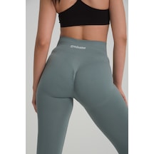 Gymhams Kalçası Büzgülü Push Up Kalça Şekillendirici Tayt Seamless Fitnes