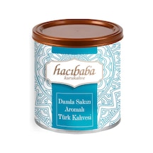 Hacıbaba Damla Sakızı Aromalı Türk Kahvesi Teneke Kutu 100 Gr Öğütülmüş
