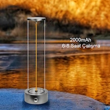 Techtic Manyetik Masa Lambası Abajur Şarjlı Modern Okuma Işığı