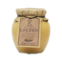 Laçoko Şekersiz Katkısız Glutensiz Doğal Çifte Kavrulmuş Parçacıklı Ballı Yer Fıstığı Ezmesi 350 G