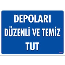 Depolama Uyarı Levhası 25X35 Kod:607 (125153032)
