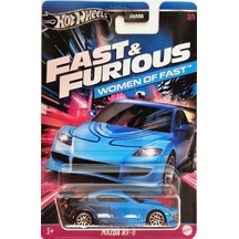 Hot Wheels Mazda Rx-8 Light Blue/black - Fast & Furious Woman 2/5