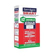 Smart Double Sitikolin 250 Mg , Dha Omega 3 Ve B12 30 Kapsül