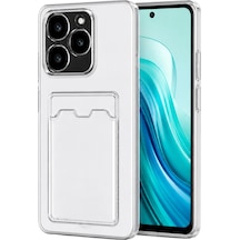 Realme C61 Kılıf Kart Şeffaf Silikon - Şeffaf Bzsxx00 1