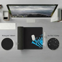 Lexroo Mp-xl 90x40cm Kaymaz Tabanlı Gaming Oyuncu Mousepad Siyah Standart