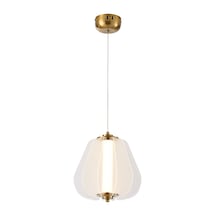 Hopps 18 Watt 3000k Elips Bakır Tekli Led Sarkıt Avize Bakır