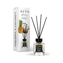 Alya Nature's Scents Pineapple &amp Coconut Bambu Çubuklu Oda Kokusu- Ananas &amp Hindistan Cevizi Kokusu Diğer