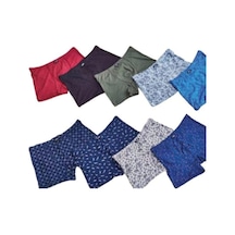 Berrak Erkek Desenli Modal Boxer 3'Lü Paket - 4497