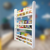 Çocuk Odası Kitaplık Montessori Kitaplık Bebek Odası Kitaplık Beyaz