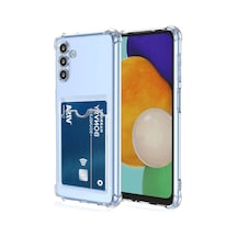 Samsung Galaxy Uyumlu A26 Kılıf Kart Şeffaf Silikon - Şeffaf İtdark41926