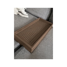 Koltuk Arası Tepsi Organizer Kumanda Standi 25x14 Cm Kahverengi Kahverengi