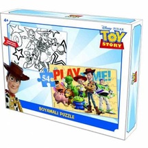 Toy Story Oyuncak Hikayesi 54 Parça Boyamalı Puzzle
