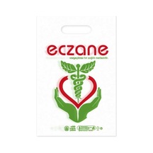 Elgeçme Eczane Poşeti No 2 26X38 Cm Tasarım 4 - 100 Adet