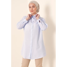Bigdart 5845 Tesettür Tunik - Açık Mavi 001