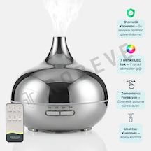 Robeve 550 Ml Otomatik Hava Nemlendirici Buhar Makinesi Oda Nemlendirici Aroma Difüzör Gümüş