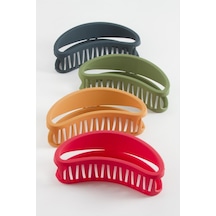 Kayık Renkli Mandal Toka 12 Cm Kırmızı