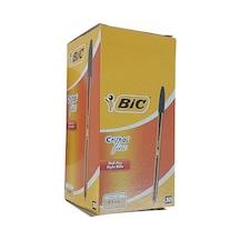 Bic 50 Li Cristal Fine Siyah Tükenmez Kalem