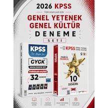 Yargı 2026 Kpss Gkgy On Numara 5 Yıldız 10 Deneme & Evp Akademi Kpss Tüm Dersler 32 Deneme Seti