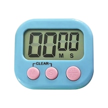 Unichrome Dijital Ekranlı Alarmlı Mıknatıslı Mutfak Zamanlayıcı Kronometre Fırın Timer Mavi