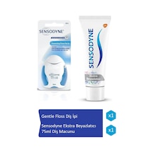 Gentle Floss Diş İpi 30mt & Hassas Dişler İçin Beyazlatıcı Diş Macunu 75 Ml