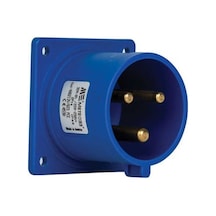 Mete Enerji 406213v 3x32a Ip44 Makine Fişi Düz Vidalı Bağlantı 220 V