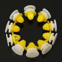 Fosenze Range Rover Lr2 Lr3 Lr4 Freelander Spor Dış Kapı Jant Çemberi Moulding Ekstansiyonu Nilon Tutucu Klip 10 Adet