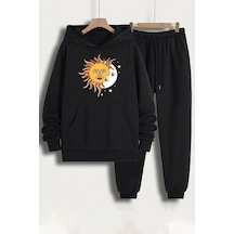 Uyguntarz Unisex Larks' Tongues In Aspic Eşofman Takımı Siyah