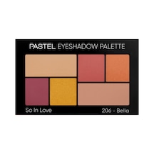 Pastel Eyeshadow Palette So In Love - Far Paleti 206 Bella - 6 Adet Tarı 0