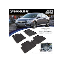 Honda Civic Sedan /Hb 2016-2021 Sahler 4.5D Havuzlu Paspas Siya