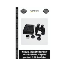 Nikula 20x50 Dürbün Av Dürbünü ,taşıma Çantalı 1000m/56m Seyahat Aracı Keşif Aleti Açık Hava Diğer
