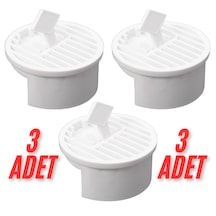 3 Adet Gider Kapağı, Yer Süzgeci, Izgarası Gider Kapağı