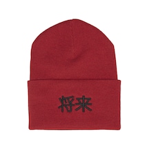 Jack & Jones Japon Nakışlı Bere  12214863 Chili Pepper