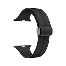 Apple Uyumlu  Watch Series 8 45 MM Kordon Ayalanabilir Mıknatıslı Mat Silikon Krd84