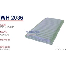 WUNDER WH2036 HAVA FİLTRESİ - MAZDA 3