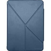 Apple Uyumlu iPad Air 11 2025 M3 Raptic Clear Folio Airbagli Şeffaf Kapaklı Katlanabilir Standlı Kılıf Lacivert Apple Uyumlu iPad Air 11 2025 M3 Raptic Clear Folio Airbagli Şeffaf Kapaklı Katlanabilir Standlı Kılıf Lacivert