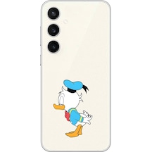 Samsung Galaxy S23 Uyumlu Şeffaf Kılıf Couple Ördek 2 Tasarımlı