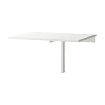 Ikea Beyaz Geniş Yemek Masası - Duvara Monte Masa