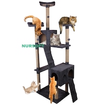 Nursoft Cat City Yeni Rezidans Kedi Tırmalama Ve Oyun Evi